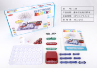 Kit de Découverte Électronique Éducatif STEM : Blocs Électroniques à Encliqueter pour Circuits Électriques, Kit d'Expériences, 41 Pièces