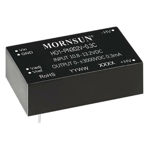 DCDC <b>Converter</b> HO1-PN302V-0.3C Input 12V High <b>Voltage</b> Dual Output 1.8W 3000V DC-DC <b>Converters</b> - Product Image 6