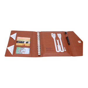 Tout nouveau carnet <span class=keywords><strong>de</strong></span> notes en cuir PU véritable A5 pliable personnalisé et élégant avec banque d'alimentation pour cadeau <span class=keywords><strong>de</strong></span> noël d'affaires - Product Image 6