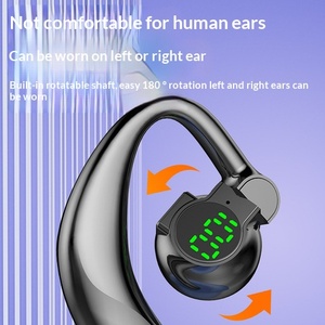 Nuevos Auriculares Bluetooth con Gancho para la Oreja, Sonido Estéreo de Alta Fidelidad, Estilo Deportivo y Profesional, Ultra Larga Duración en Espera, Universales para Todos los Teléfonos - Product Image 2
