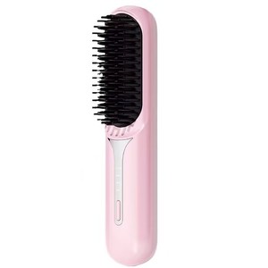 Peigne lisseur sans fil rechargeable avec technologie ionique négative pour les voyages et l'usage quotidien - Product Image 2