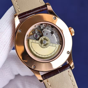 Reloj de Pulsera de Negocios de Primera Clase, Exquisito y Automático, con Función de Fecha, Ultrafino, Caja de Acero en Oro Rosa, Esfera Blanca - Product Image 4