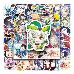 <span class=keywords><strong>Personaggi</strong></span> Personali Anime in PVC con Finitura lucida Adesivo Autoadesivo Cartone Animato Etichette con Stampa UV per la Decorazione Regalo - Product Image 1