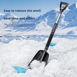Ensemble de pelle à neige multifonction portable en gros, avec fixation amovible pour déneigement hivernal, lame pour chariots élévateurs, angle 0, pour véhicules d'hiver - Product Image 3