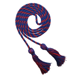 Vente en gros de <span class=keywords><strong>cordons</strong></span> d'honneur pour l'obtention d'un diplôme académique multicolore noir/rouge/blanc - Product Image 4