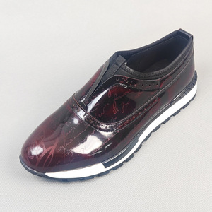 Chaussures bateau pour homme en cuir véritable à bout pointu, style britannique, semelle extérieure en caoutchouc confortable, toutes saisons - Product Image 4