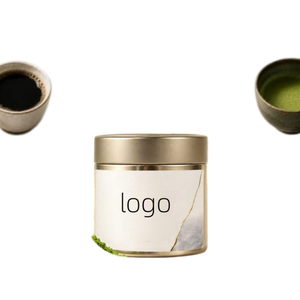Lata de Té Matcha Hermética Personalizada, Ecológica, Vacía, de Grado Alimenticio, Caja Redonda de Metal para Café y Té, Envase de Matcha - Product Image 4