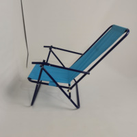 Chaise en métal 2 positions pliable réglable en hauteur pliable Camping plage sac à dos Brésil