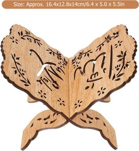 Soporte de Madera para el Corán, Soporte para la Biblia, Soporte para Libros de Oración, Soporte de Lectura Plegable, Soporte para Libros para la Fiesta del Eid - Product Image 2