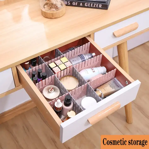 Household Adjustable <strong>Drawer</strong> Divider Free Combination Classification Divider <strong>Plastic</strong> <strong>Drawer</strong> <strong>Organizer</strong> - Product Image 3