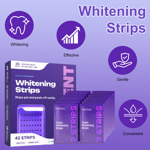 Tiras Blanqueadoras Dentales Profesionales, Envueltas Individualmente, Venta al Por Mayor, En Stock, Entrega Rápida para Uso Diario en el Hogar - Product Image 2