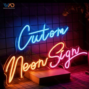 Enseigne néon <span class=keywords><strong>LED</strong></span> personnalisée, logo lumineux, décoration murale étanche pour entreprise, bureau, boutique, bar, signalétique commerciale - Product Image 3