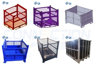 Tùy chỉnh ráp kho stillage dây lưới Pallet lồng - Product Image 6