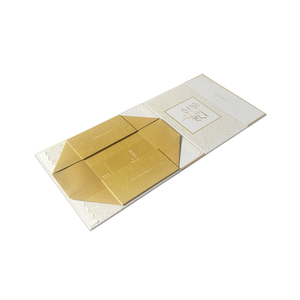 Boîte pliable robuste et biodégradable, imprimée à l'or, motif floral, <span class=keywords><strong>pour</strong></span> cosmétiques de luxe et cadeaux de beauté haut de gamme - Product Image 4