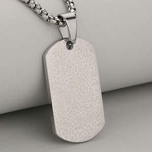 Colgante Unisex Popular para Hombre, Colgante Cuadrado de Acero Inoxidable, Joyería Antideslustre, Colgantes de Moda - Product Image 2