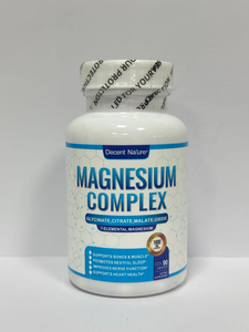 Capsules de glycinate de magnésium naturel OEM, très vendues, qualité alimentaire, antioxydant et soutien énergétique, 90 capsules/flacon - Product Image 5