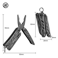 Meilleure vente en plein air Nextool clé à molette couteau pliant avec ouvre-bouteille en acier de qualité bricolage Support OEM personnalisé