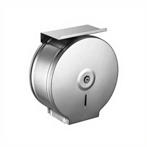 Dispensador de Papel Grande em Aço Inoxidável com Design Moderno, Montado na Parede, Suporte para Toalhas de Mão e Papel Higiênico para Hotéis e Banheiros Públicos - Product Image 4