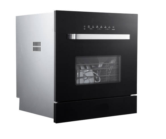 Kitchen Built-in Stainless Steel 110~220V Automatic Drawer Dishwasher 12 Sets Capacity Household Commercial Use 1-Year Warranty