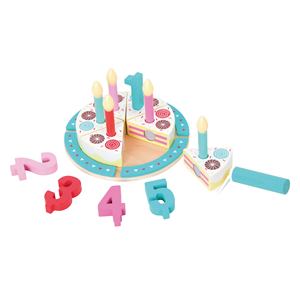 High Qualify Little Girl Educational Happy Kinder Spielzeug <strong>Wooden</strong> Toys Birthday <strong>Cake</strong> for Children - Product Image 5