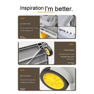 Keranjang Linen plastik multifungsi untuk manajemen rumah sakit Hotel & properti khusus dalam pembersihan & pemeliharaan - Product Image 4