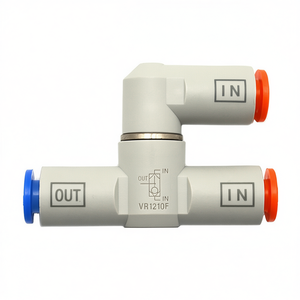 Válvula Neumática Dúplex VR1210F con Puertos de Entrada y Salida, Componente Industrial de Control de Flujo - Product Image 3