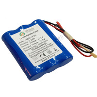 Batterie au lithium-ion cylindrique 12V 2200mAh de meilleure qualité 3S1P pièces de Chauvet