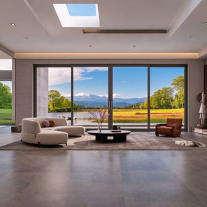 Porte coulissante en aluminium robuste et moderne avec rupture de pont thermique, grande taille, pour patio, hôtel et jardin - Product Image 1