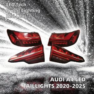 2020-2025 <span class=keywords><strong>Audi</strong></span> <span class=keywords><strong>A4</strong></span> B9 Luces traseras LED y luces de freno Lente roja Estado usado para modelos 2022 + <span class=keywords><strong>2023</strong></span> + 2024 + <span class=keywords><strong>Audi</strong></span> <span class=keywords><strong>A4</strong></span> - Product Image 3