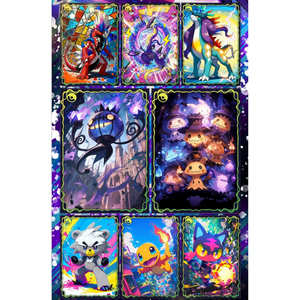 GL pha lê văn hóa Pikachu và bạn bè của nó thứ tám trả góp bán buôn hot-bán trong suốt Acrylic pokepoined giao dịch thẻ - Product Image 6