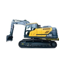 Excavadora de cadenas de gran tamaño, 22 toneladas, marca famosa, modelo HX220HD, excavadora hidráulica con precio económico en venta