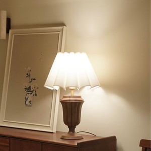Lámpara de mesa de madera maciza E27 LED, iluminación de cabecera para el cuidado de los ojos, para dormitorio, sala de estar - Product Image 2