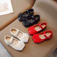 Chaussures pour filles 2026, nouveau style, mode bébé, princesse, semelle souple monocouche, printemps/automne, style coréen, à scratchs