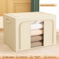 Organisateur de stockage de jouets à glissière debout pour vêtements couvercle de boîte de rangement peu encombrant pour armoire de chambre à coucher usage domestique