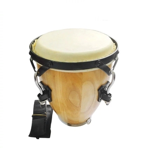 Wholesale Natural Solid Wood Conga <b>Drum</b> Adjustable Metal Tuning Lugs Latin Percussion Instrument For Band Stage Performance - Product Image 2