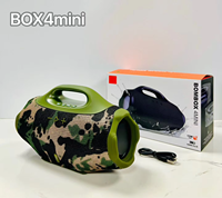 Altavoces Portátiles BoomsBox4MINI, Altavoz de Graves Impermeable, Altavoz Portátil de Alta Gama Resistente al Agua