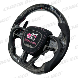 Volante Sportivo in Fibra di Carbonio Personalizzabile per Dodge Charger SRT Durango HELLCAT, Vendita Diretta dalla Fabbrica - Product Image 2