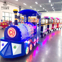 Fournisseur de la Chine Train touristique sans rail électrique touristique de route d'attraction de parc à vendre