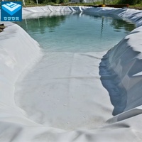 Bâche de bassin en PEHD blanc pour pisciculture 1,0 mm-3,0 mm, Géomembrane HDPE Vitality