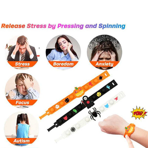 Wholesale <strong>Halloween</strong> <strong>Party</strong> Favors Pop Keychain Sensory Toys New Design Trick Bracelets for Kids <strong>Halloween</strong> Goodie <strong>Bag</strong> <strong>Fillers</strong> - Product Image 4