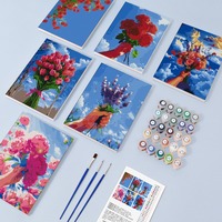 Kit de peinture par numéros personnalisé, peinture DIY, portrait familial personnalisé à peindre par numéros pour la décoration murale de la maison