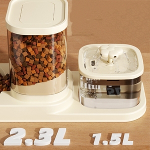 2025 2 in 1 New Design Automatic Waterproof Collapsible Cat & Dog <b>Pet</b> Smart Feeder & Integrated Water Fountain - Product Image 4
