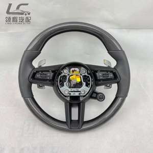 Volante de Cuero de Lujo Directo de Fábrica para <span class=keywords><strong>Porsche</strong></span>, Actualización Perfecta de Alta Calidad para Panamera, Cayenne, Macan, 911, 718, Taycan - Product Image 1