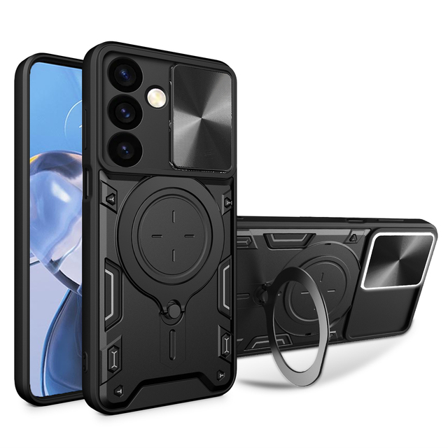 Factory Camera protection Sliding Mobile Phone case Cover for Samsung S24 Plus Ultra Magnetic Phone case