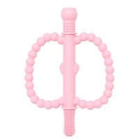 Sucette en silicone souple pour bébés, jouet à mâcher apaisant de qualité alimentaire, sans BPA, en forme de licorne, pour soulager les gencives des nourrissons