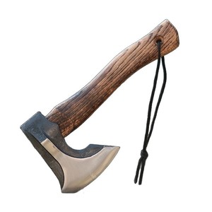 Di alta qualità classico sdoppiamento <span class=keywords><strong>assi</strong></span> in <span class=keywords><strong>legno</strong></span> di quercia carbonizzata Hatchets manici in acciaio di grado fatto da te offerto Spot Clearance prezzo - Product Image 2