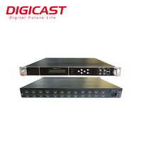 Codificador DIGICAST de 24 Canales de Alta Velocidad HD H.264, Compatible con DVB-T/ISDB-T/DTMB, Salida de Transmisión IP/ASI, Cabezal de TV Digital de 0.8-19 Mbps