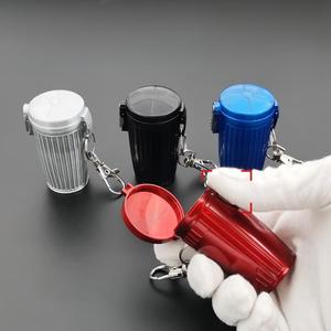 Cenicero Portátil de Metal para Exteriores, Cenicero de Bolsillo Colorido con Llavero para Fumar - Product Image 2