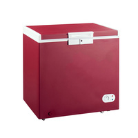 Congélateur coffre à double température et porte unique, 210L, grande capacité, pour usage domestique et commercial
