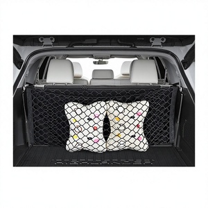 Red de almacenamiento colgante de doble capa para <span class=keywords><strong>maletero</strong></span> de <span class=keywords><strong>coche</strong></span>, organizador de carga antideslizante de malla de PP duradera 8-11 - Product Image 1